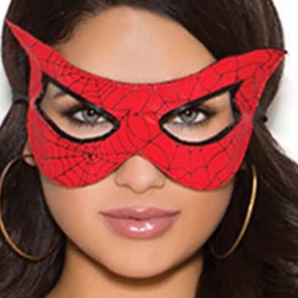 Spider Super Hero Costume 5Pc Womens Size XL for Halloween Roleplay Cosplay - Picture 9 of 10